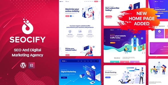 Seocify SEO And Digital Marketing Agency WordPress Theme 3.7 GPL Theme