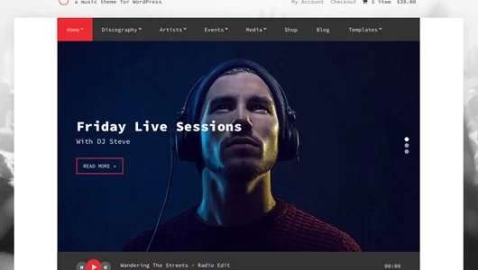 Sessions Music WordPress Theme By CSSIgniter 1.12.10 GPL Theme