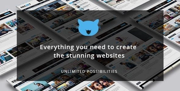 Shadowcat A News and Magazine WordPress Theme 2.4 GPL Theme
