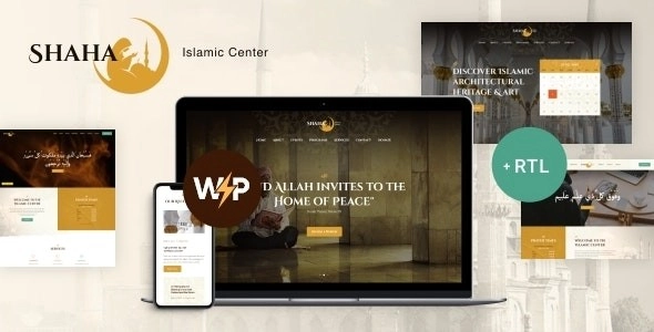 Shaha | Islamic Centre Mosque WordPress Theme + RTL + Elementor 1.4.2 GPL Theme
