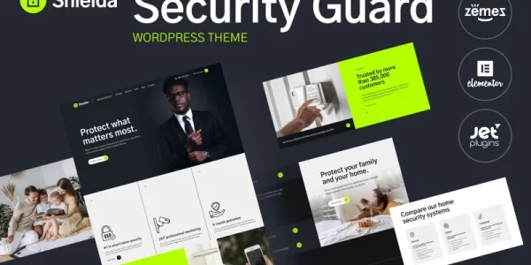 Shielda Security Guard WordPress theme WordPress Theme 1.0.1 GPL Theme