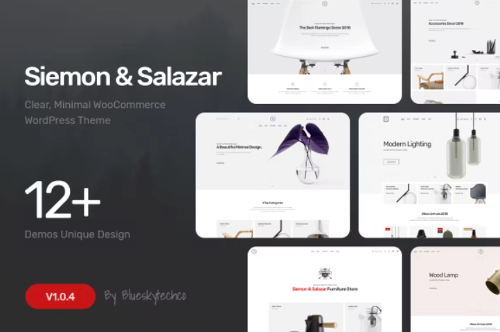 Siemon Salazar Clean, Minimal WooCommerce Theme 1.1.5 GPL Theme