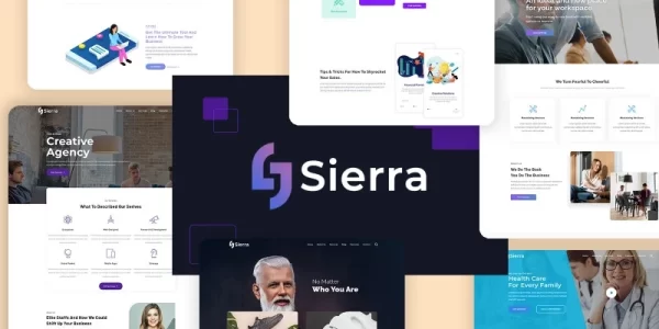 Sierra Creative Modern Multipurpose WordPress Theme 1.1.0 GPL Theme
