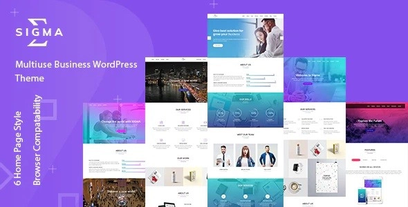 Sigma Multipurpose WordPress Theme 1.4 GPL Theme