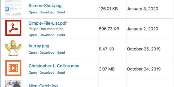 Simple File List Pro 6.1.10 GPL Plugins