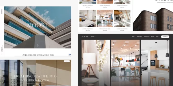 Single Property WordPress Theme Moore 1.0.5 GPL Theme