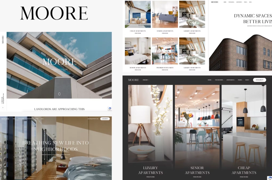 Single Property WordPress Theme Moore 1.0.5 GPL Theme