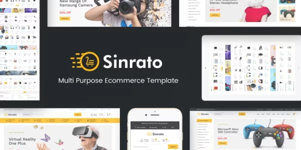 Sinrato Electronics Theme for WordPress 1.0.5 GPL Theme