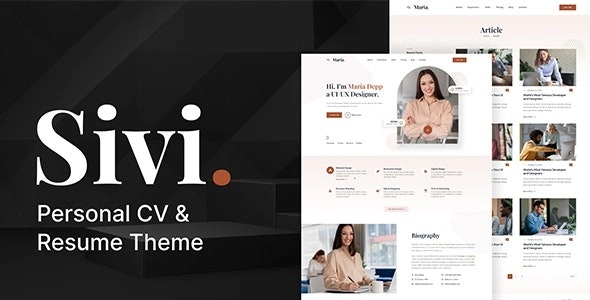 Sivi Personal CV/Resume Theme 1.1 GPL Theme