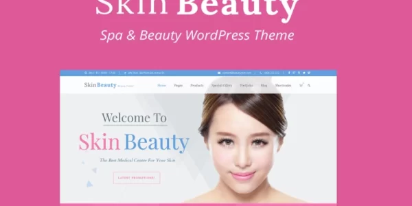 Skin Beauty Beauty | Spa | Salon WordPress Theme 1.3.7 GPL Theme