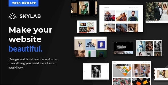 Skylab Portfolio / Photography WordPress Theme 3.3.2 GPL Theme