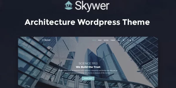 Skywer Architecture Multipurpose Modern WordPress Elementor Theme WordPress Theme 1.0.0 GPL Theme