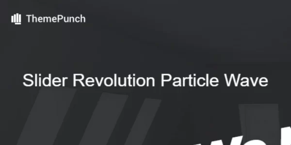 Slider Revolution Particle Wave 6.7.2 GPL Plugins