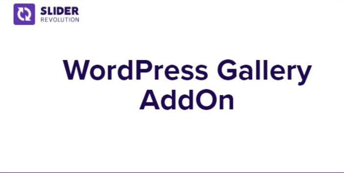 Slider Revolution WP Gallery 2.0.5 GPL Plugins