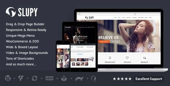 Slupy | Responsive Multi-Purpose WordPress Theme 1.2.0 GPL Theme