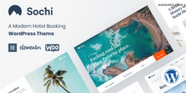 Sochi  – Hotel Booking Theme 1.2.2 GPL Theme