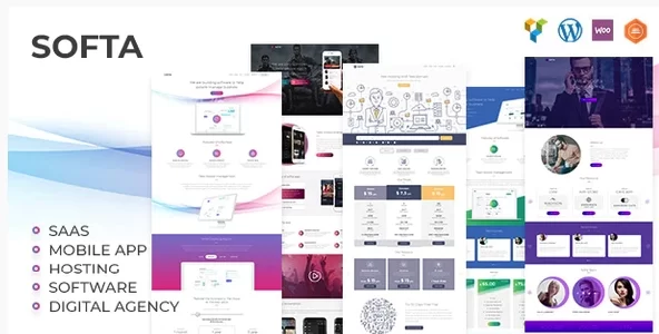 Softa SaaS, Software WebApp WordPress 1.3.6 GPL Theme