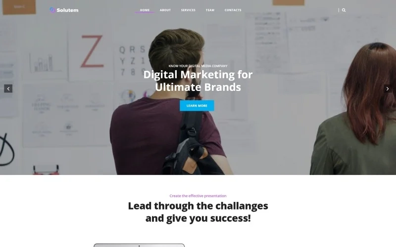 Solutem Creative Agency Multipurpose Modern WordPress Elementor Theme WordPress Theme 1.1.0 GPL Theme
