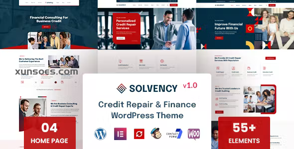 Solvency Finance Credit Repair WordPress Theme 1.0.6 GPL Theme