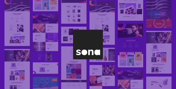 Sona Digital Marketing Agency WordPress 1.1.2 GPL Theme