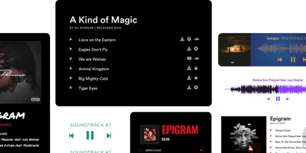 Sonaar MP3 Music Player PRO 5.0.3 GPL Plugins