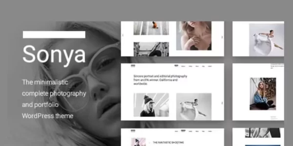 Sonya Photography 1.1.3 GPL Theme