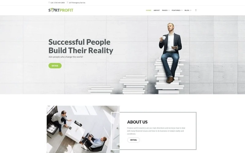 SortProfit Business Finance WordPress theme WordPress Theme 1.0.0 GPL Theme