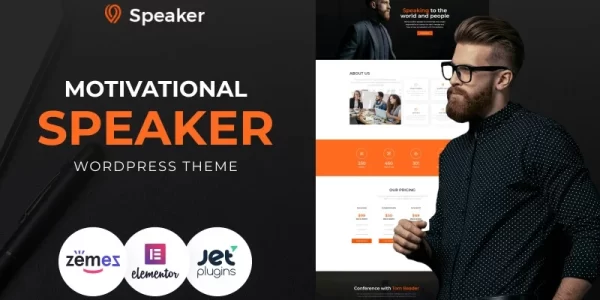 Speaker Life Coach WordPress Theme 1.0.1 GPL Theme