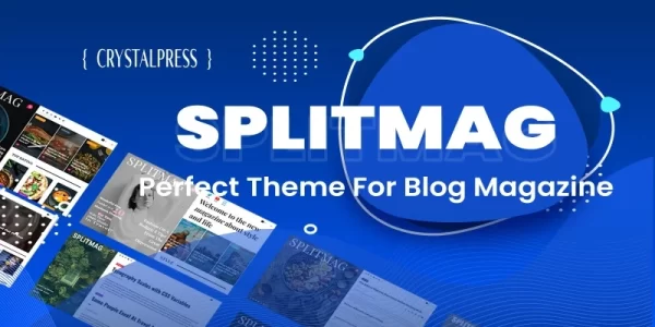 Splitmag Magazine Style and Blog WordPress Theme 1.0.0 GPL Theme