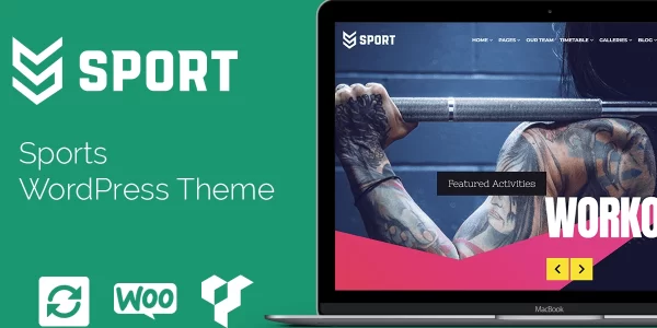 Sport WordPress Theme 4.0.2 GPL Theme
