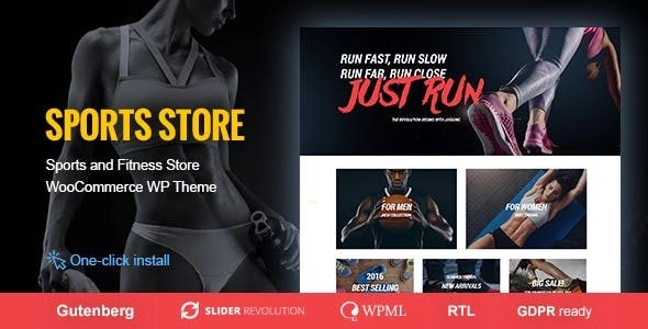 Sports Store 1.1.8 GPL Theme