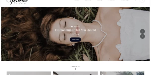 Sprout Personal Blog WordPress Theme 1.3 GPL Theme