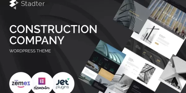 Stadter Construction Company WordPress Theme 1.0.1 GPL Theme