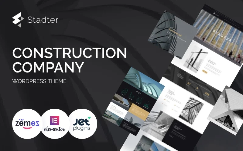 Stadter Construction Company WordPress Theme 1.0.1 GPL Theme