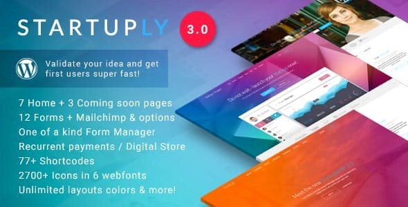 Startuply 3.1 GPL Theme