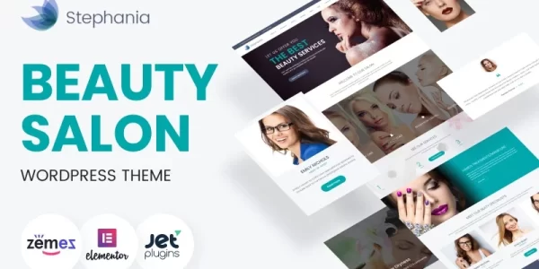 Stephania Beauty Salon Skin Care WordPress Theme 1.0.1 GPL Theme
