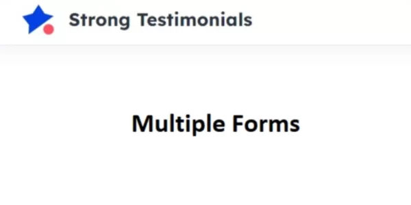 Strong Testimonials Multiple Forms 2.3.5 GPL Plugins