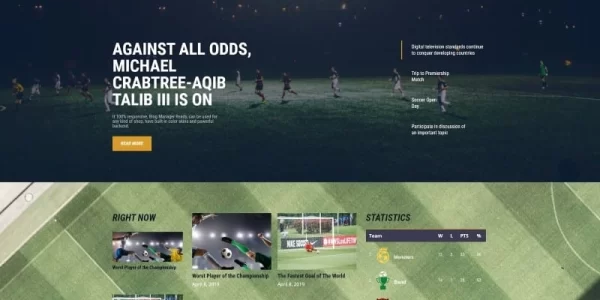 Strony Sport Classic WordPress Elementor Theme WordPress Theme 1.0.0 GPL Theme