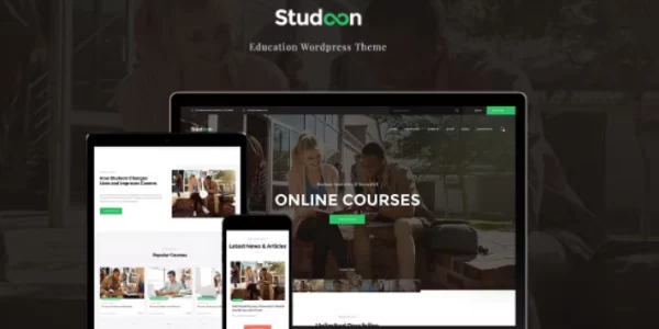 Studeon Education WordPress theme 1.1.9 GPL Theme