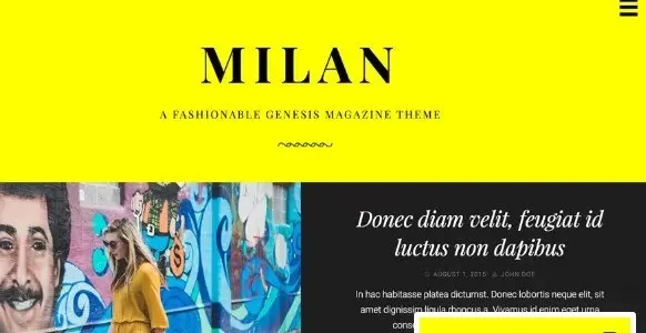 StudioPress Milan Pro Theme 1.1.0 GPL Theme