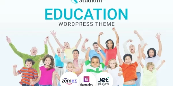 Studium Education Multipurpose Modern WordPress Elementor Theme WordPress Theme 1.0.1 GPL Theme