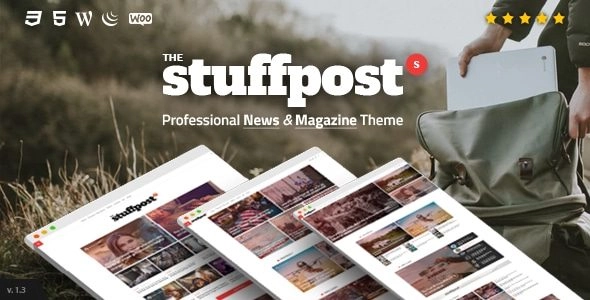 StuffPost Professional News Magazine WordPress Theme 1.3.6 GPL Theme