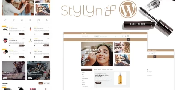 Stylyn Cosmetic And Beauty Shop WordPress Theme 1.0.0 GPL Theme