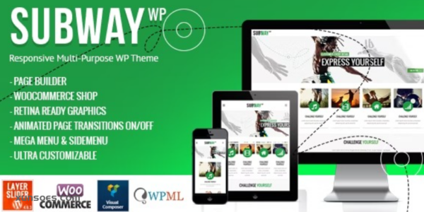 Subway Responsive Multi-Purpose WordPress Theme 3.2 GPL Theme