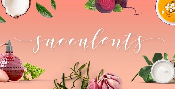 Succulents Healthy Lifestyle and Wellness Theme 1.5 GPL Theme