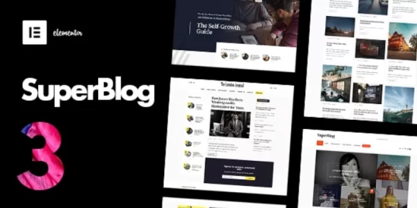 SuperBlog Powerful Blog Magazine Theme 3.6 GPL Theme