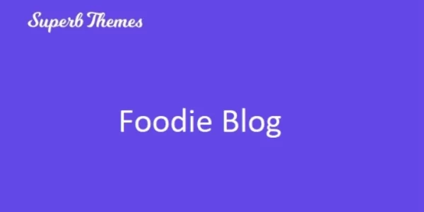 Superb Foodie Blog 110.2 GPL Theme