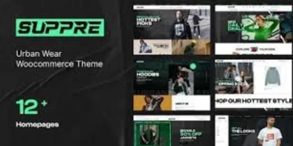Suppre Urban Wear WooCommerce Theme 1.0.5 GPL Theme