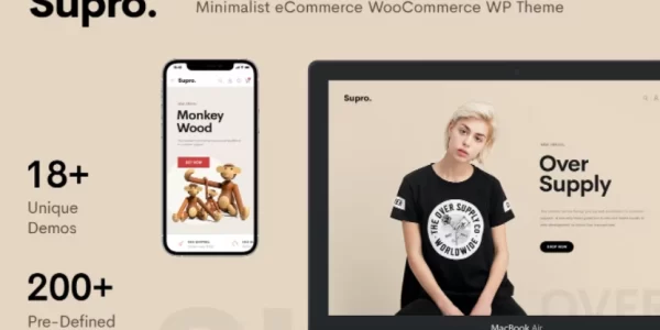 Supro Minimalist WooCommerce WordPress Theme 1.7.5 GPL Theme