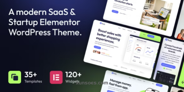 Suzly SaaS Startup Elementor WordPress Theme 1.0.1 GPL Theme